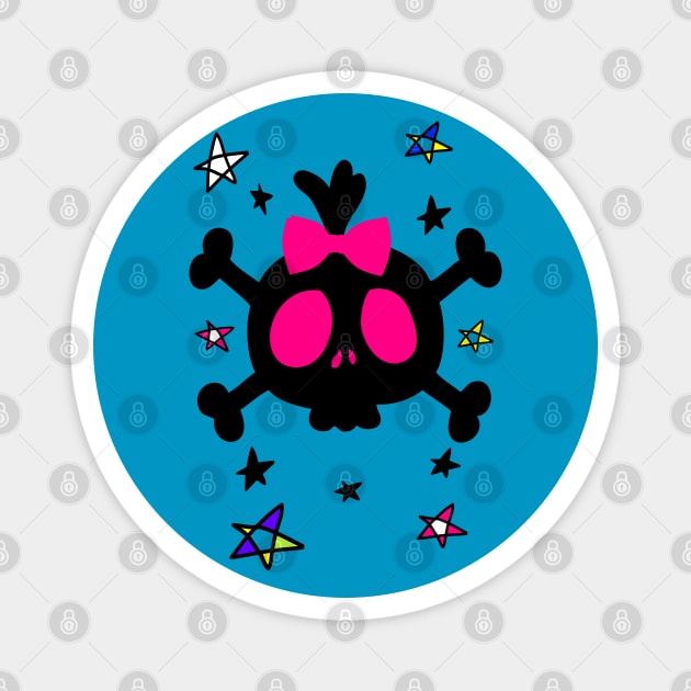 Cute skull Magnet by CindyS